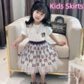 Beautiful Kids Skirts, Children Dress, White T-Shirt 1