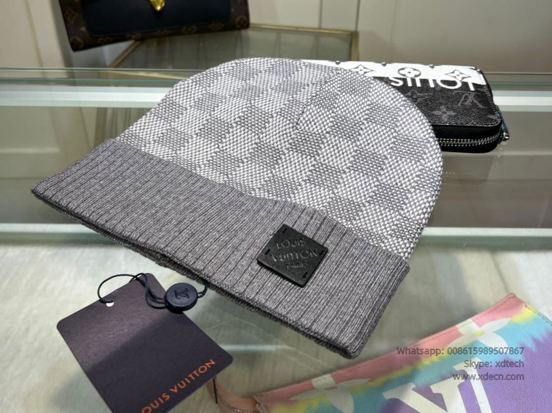               Hat Néo Petit Damier Beanie     eanie 3