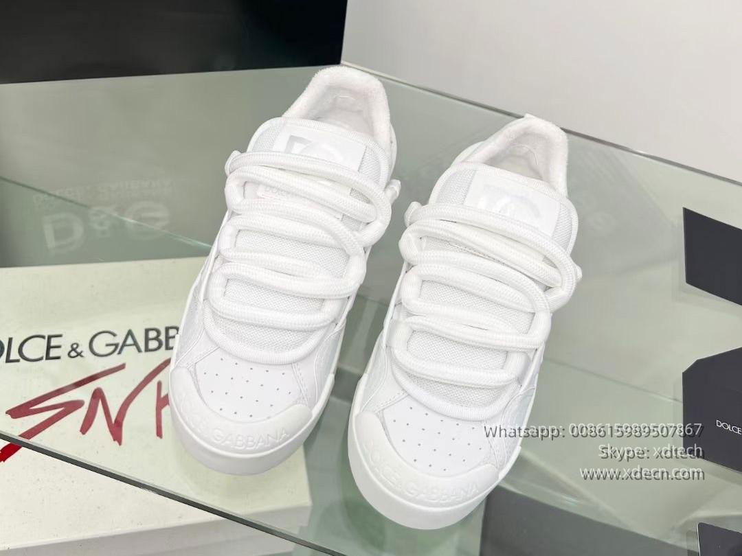 D&G Sneakers, White Sneakers