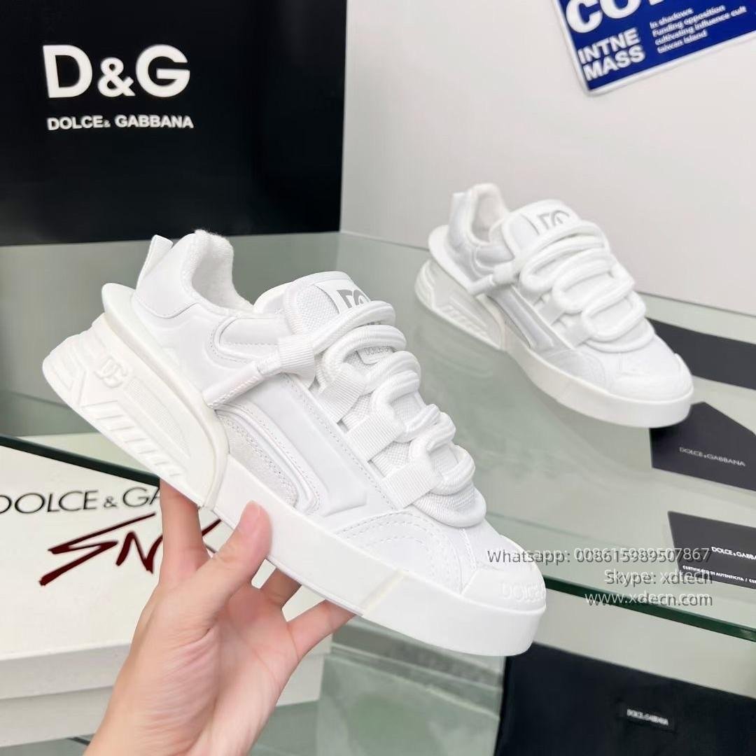 D&G Sneakers, White Sneakers
