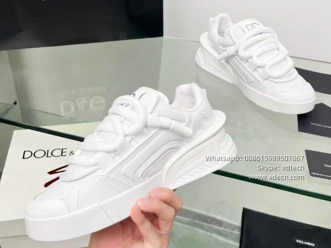 D&G Sneakers, White Sneakers