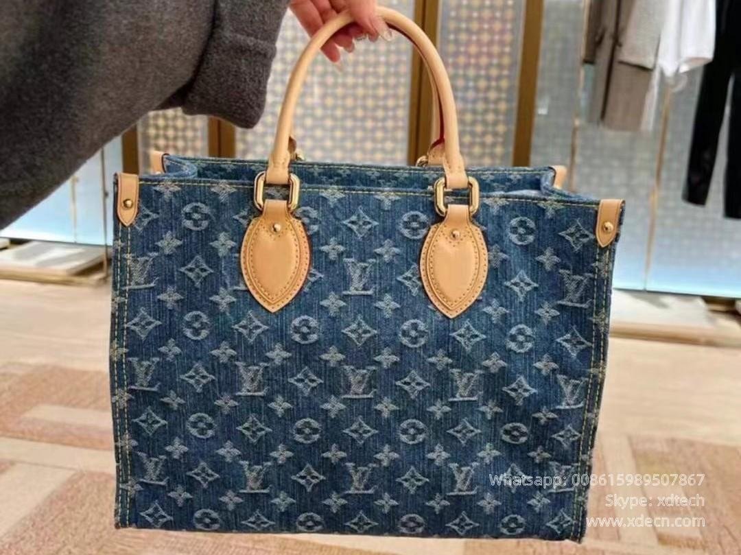 Louis Vuitton OnTheGo Totes, Louis Vuitton Handbags, Jeans Design