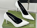 Gucci White High Heels