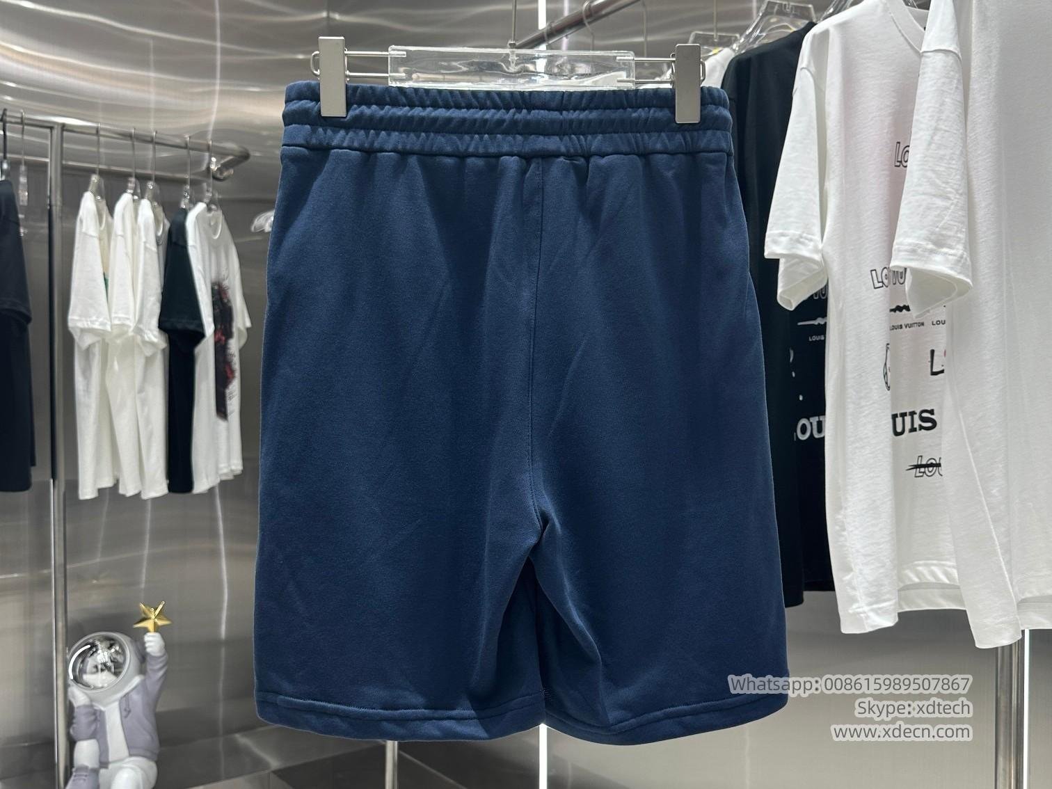               Shorts, Dark Blue, Monogram, Men Shorts 2