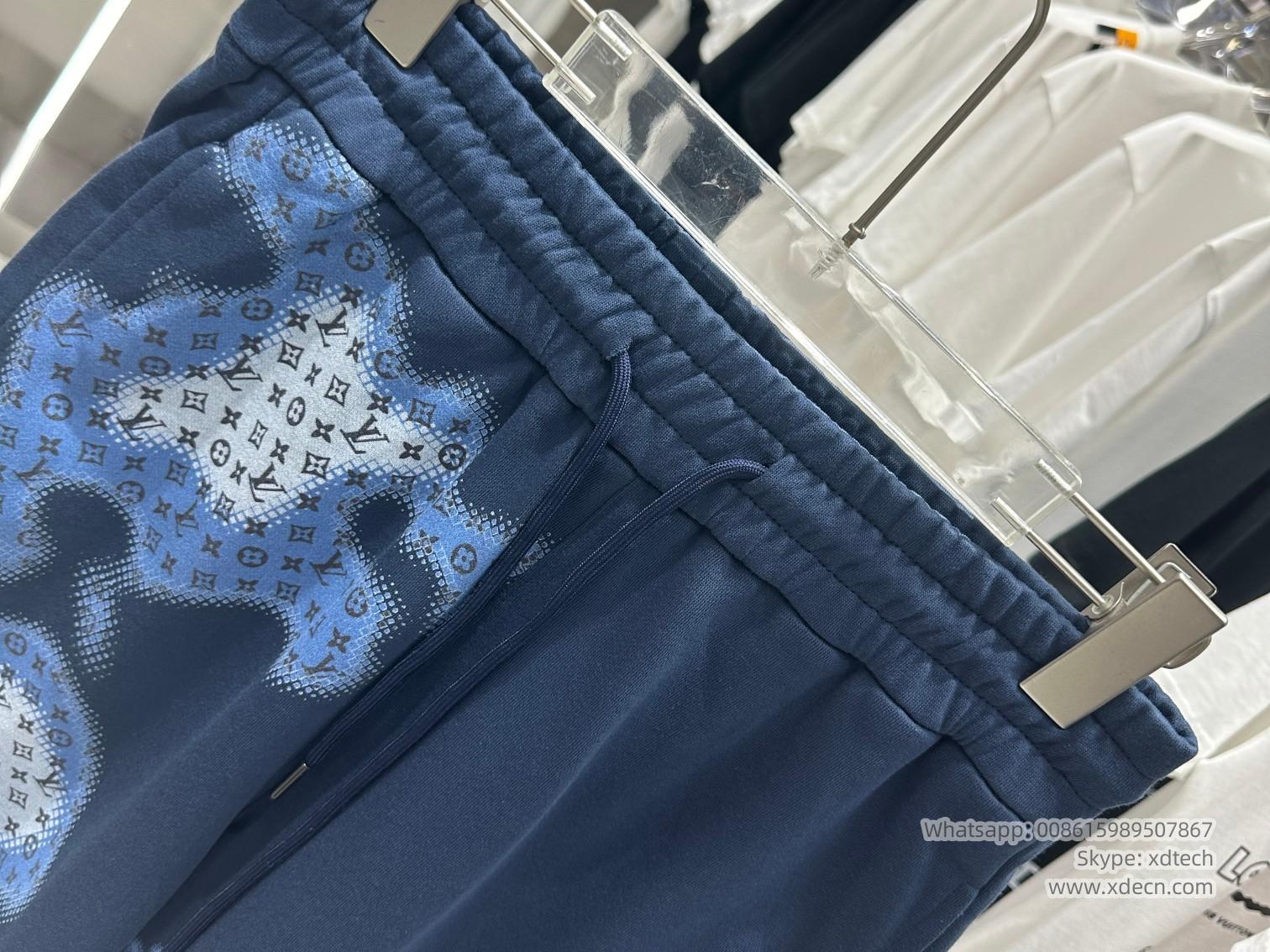 Louis Vuitton Shorts, Dark Blue, Monogram, Men Shorts