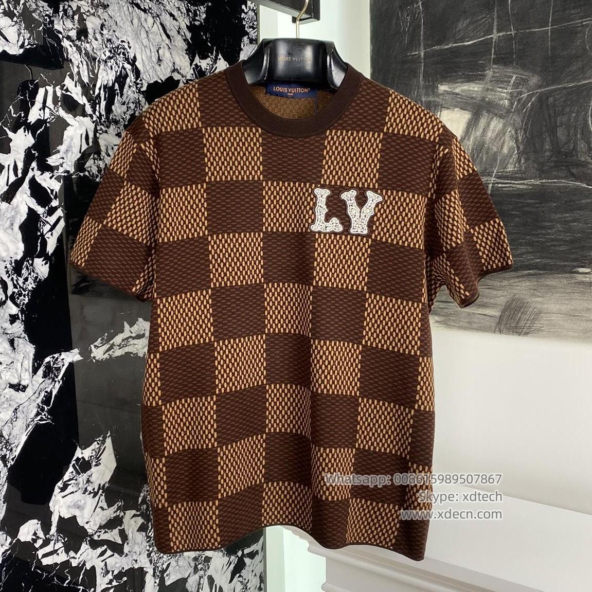               T-Shirts, Short-Sleeved, Damier, Crystal     atch