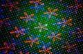 RGB grating pattern laser