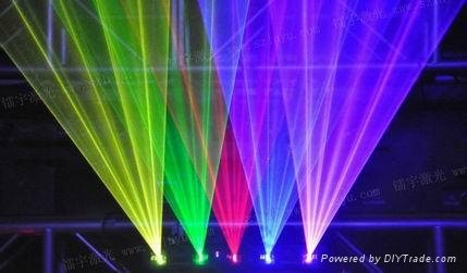 RGBPY 5 head 5 lens  beam laser light for nighclub dj disco 2
