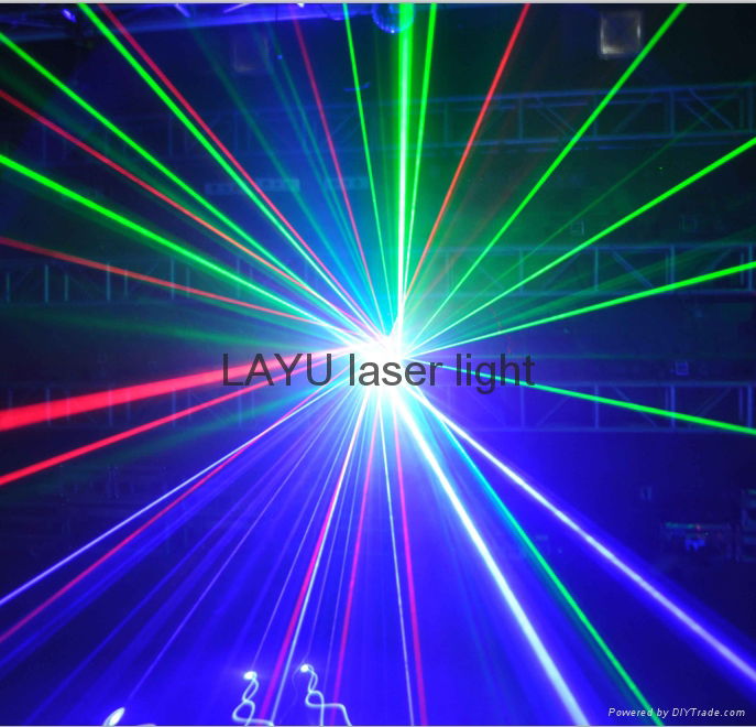 3 head RGB ceiling laser light 5