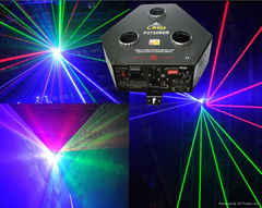 3 head RGB ceiling laser light