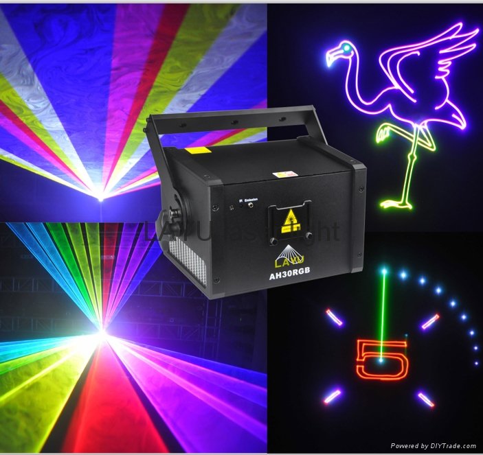 3w rgb  cartoon animation  laser light  for dj disco party