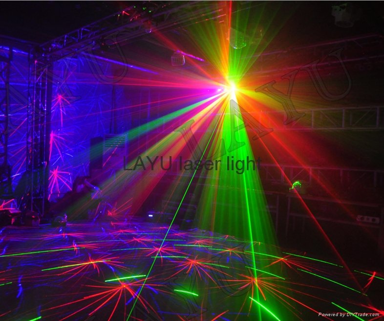 hot sale grating and beam laser light show for dj disco pub 5