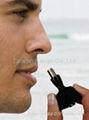 Battery free nose hair trimmer