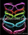 EL Flashing Sunglasses EL Glowing Sunglasses EL Wire Eye Wear