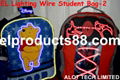 EL Wire for Tshirt Panel Decoration Lighting Up Student Bag