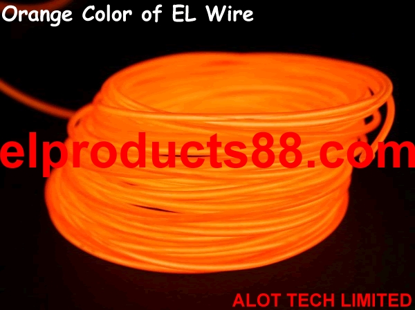 Orange Color of EL Wire