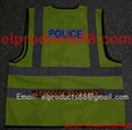 EL POLICE Vest EL Flashing Safety Vest