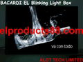 BACARDI EL Glowing Flowing Advertising Panel EL Light Box ( HNR 0092 )