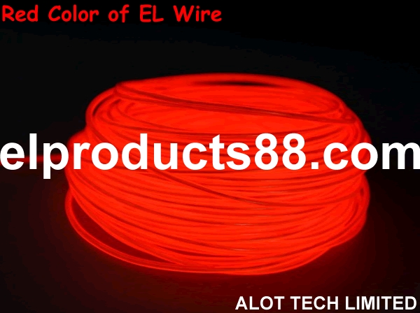 Red Color of EL Wire