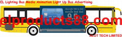 EL Panel Bus Media Advertisement Transit Lighting ADS