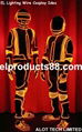 Hot EL Wire Cosplay Show Light Up Costume Play Stage Light 