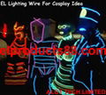 Hot EL Wire Cosplay Show Light Up Costume Play Stage Light 