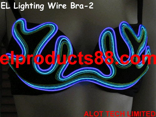 Hot EL Wire Bra Lighting Suite 2