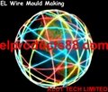 EL Wire Flashing Mould Making EL Lighting Terrestrial Globe 