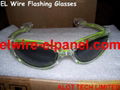 New Arrival Wireless EL Wire Flashing Glasses