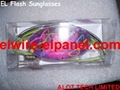 New Arrival Wireless EL Wire Flashing Glasses