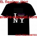 “我爱纽约”EL冷光源声控发光衣服 ( HNR 0308 )