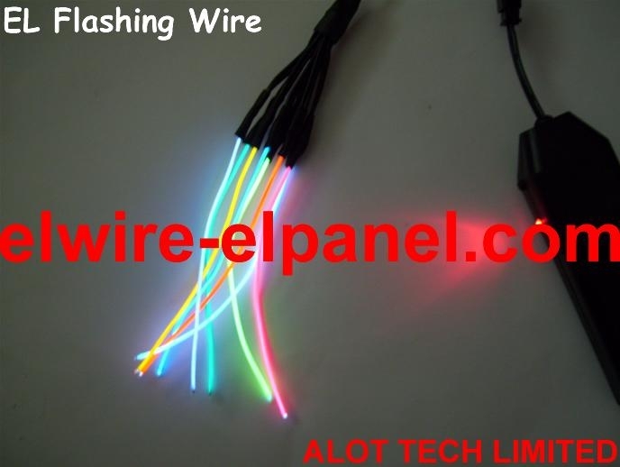 A Bunch of EL Wire Top Quality 0.9mm