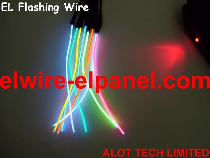 A Bunch of EL Wire Top Quality 0.9mm