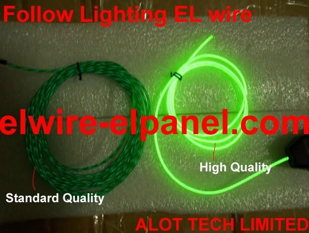 Chasing EL Wire Under the Fluorescent Lamp