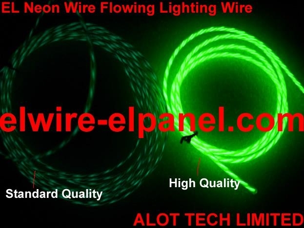 Chasing EL Wire Under the Fluorescent Lamp