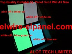 EL Panel Cut it Will EL Sheet Cuttable A5 EL Lamp