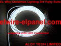 EL Wire Luminescent Jumping Wall Lily