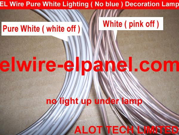EL Wire Luminescent Jumping Wall Lily White NOT Bluish 2