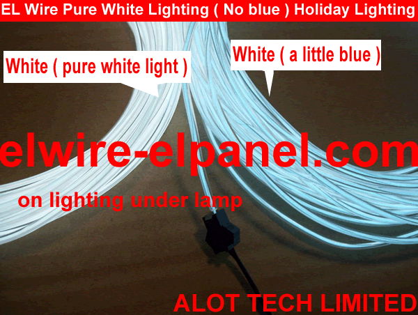 EL Wire Luminescent Jumping Wall Lily White NOT Bluish 3