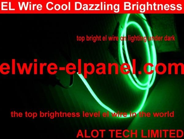 EL Wire TOP Quality TOP Bright Dazzling Light Flashing Costumes Car Decoration 4