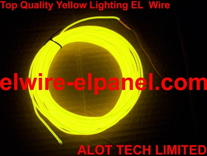 EL Wire Top Yellow Lighting Cosplay Decoration