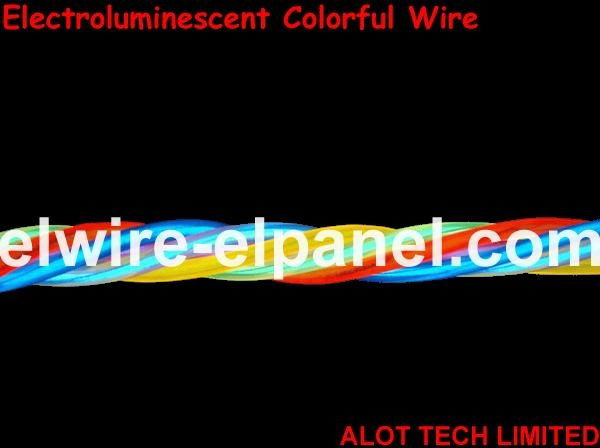 EL Wire Bending Lighting Cable for Toys Decoration