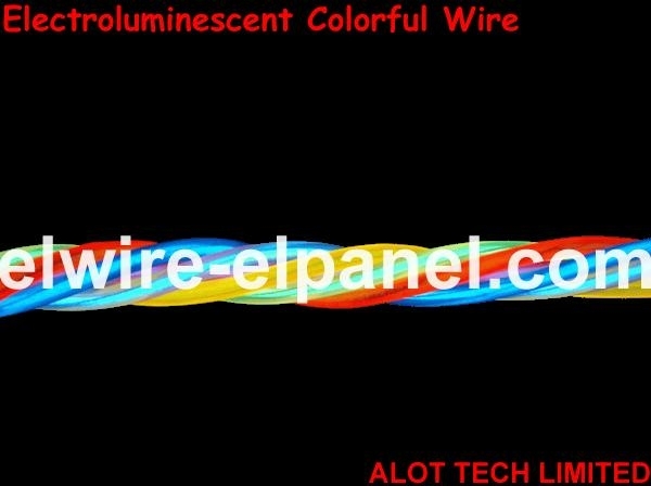 EL Wire Bending Lighting Cable for Toys Decoration