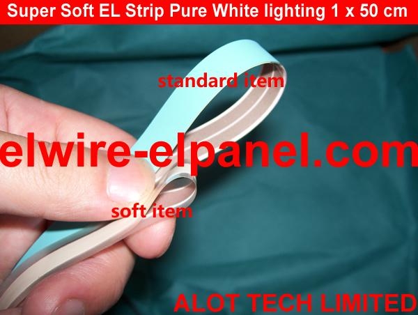  EL冷光片發光條 熒光舞演出服燈飾 汽車裝飾超薄燈條 4