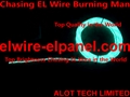  Chasing EL Wire Burning Man Flowing EL Neon Lamp 2