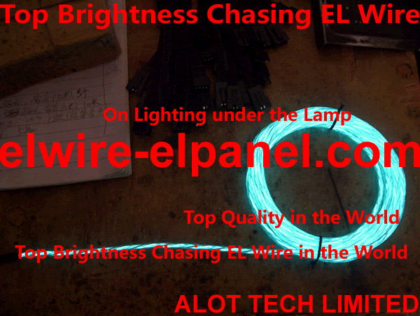  Chasing EL Wire Burning Man Flowing EL Neon Lamp 4