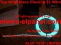  Chasing EL Wire Burning Man Flowing EL Neon Lamp