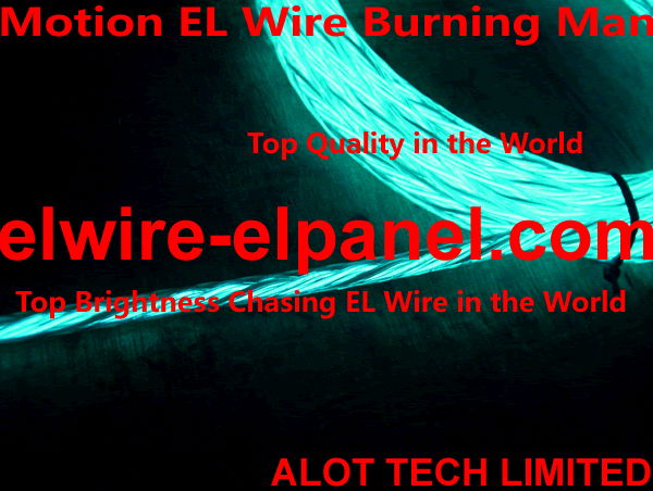  Chasing EL Wire Burning Man Flowing EL Neon Lamp 5
