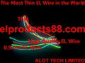 EL Wire Luminescent  EL Glowing Wire 0.9mm EL Flashing Wire