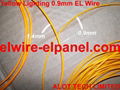 EL Wire Luminescent  EL Glowing Wire 0.9mm EL Flashing Wire